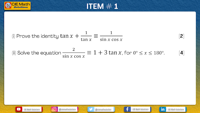 trigonometry, trigonometric identities, trigonometric equations, proving identities, arc lengths, areas of sectors, area of shaded region, circles and triangles, bounded area, perimeter of shaded regions, solutions of trigonometric equations