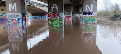 Under Clifton Bridge - The Tide is High!