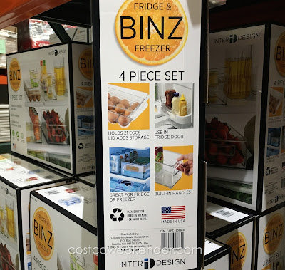 Easily find food with InterDesign Fridge & Freezer Binz