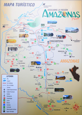 Mapa Chachapoyas, Mapa turístico, Chachapoyas, que ver en Chachapoyas