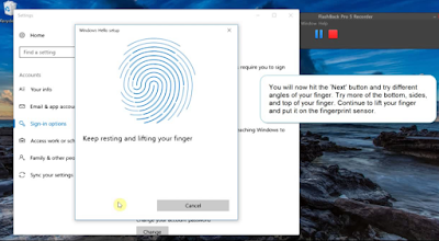 windows fingerprint