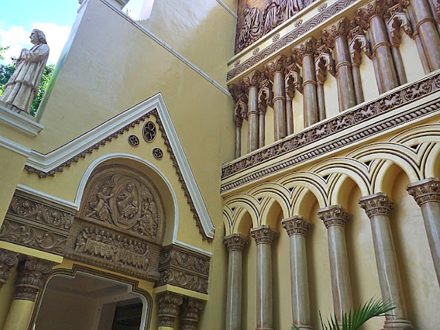 intricate building details at the St. James the Apostle Parish Church of Caibiran, Biliran