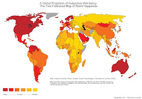 World Map Happiness