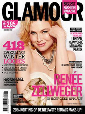 Renee Zellweger on Glamour Netherlands Magazine pics