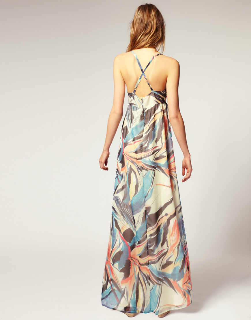 Dresses... I Like!: ASOS Maxi Dress in Palm Print