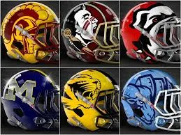College Football Concept Helmets For Every Team