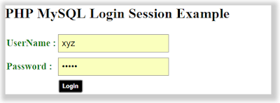 PHP MySQL Login With SESSION