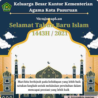 Kumpulan Link Twibbon tahun Baru Islam 1443 Kemenag