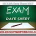 GET ISC 12th Date Sheet 2017 New Class 12th Exam Scheme/Schedule PDF