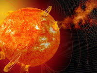 A 'double punch' of solar storms could smash into Earth and spark widespread auroras this week.
