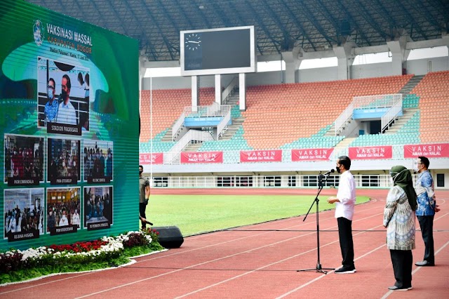 Capai Herd Immunity, Jokowi Minta Gelaran Vaksinasi Massal Dipercepat