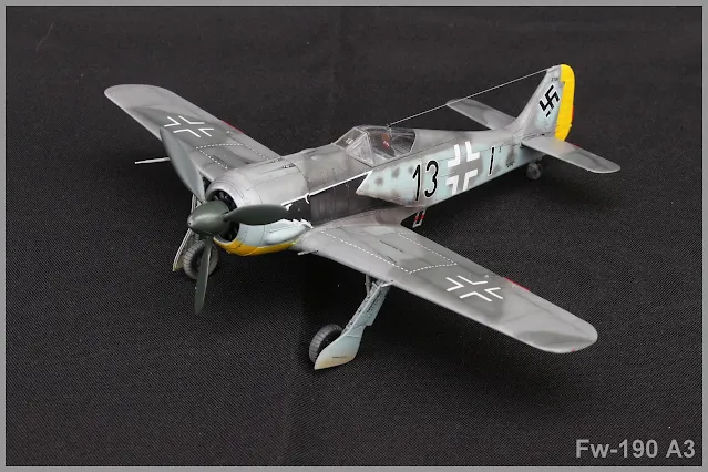 Maquette du Fw 190 A-3 de Tamiya au 1/48.