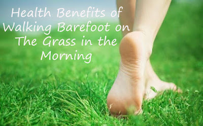 green landscape, walking barefoot on grass, green grass, health tips