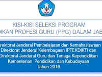 Kumpulan Soal Pretest PPG 2019 disertai Kunci Jawaban