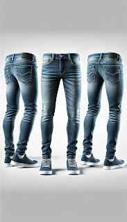 Modern Slim-Fit Denim Jeans Design