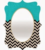 Follow the Sky Quatrefoil Mirror