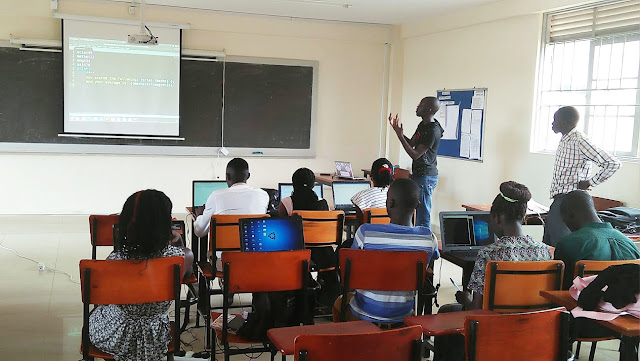 Immagine degli sviluppatori in aula