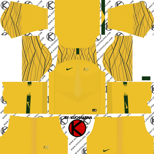 Australia 2018 World Cup Kit Dream League Soccer Kits