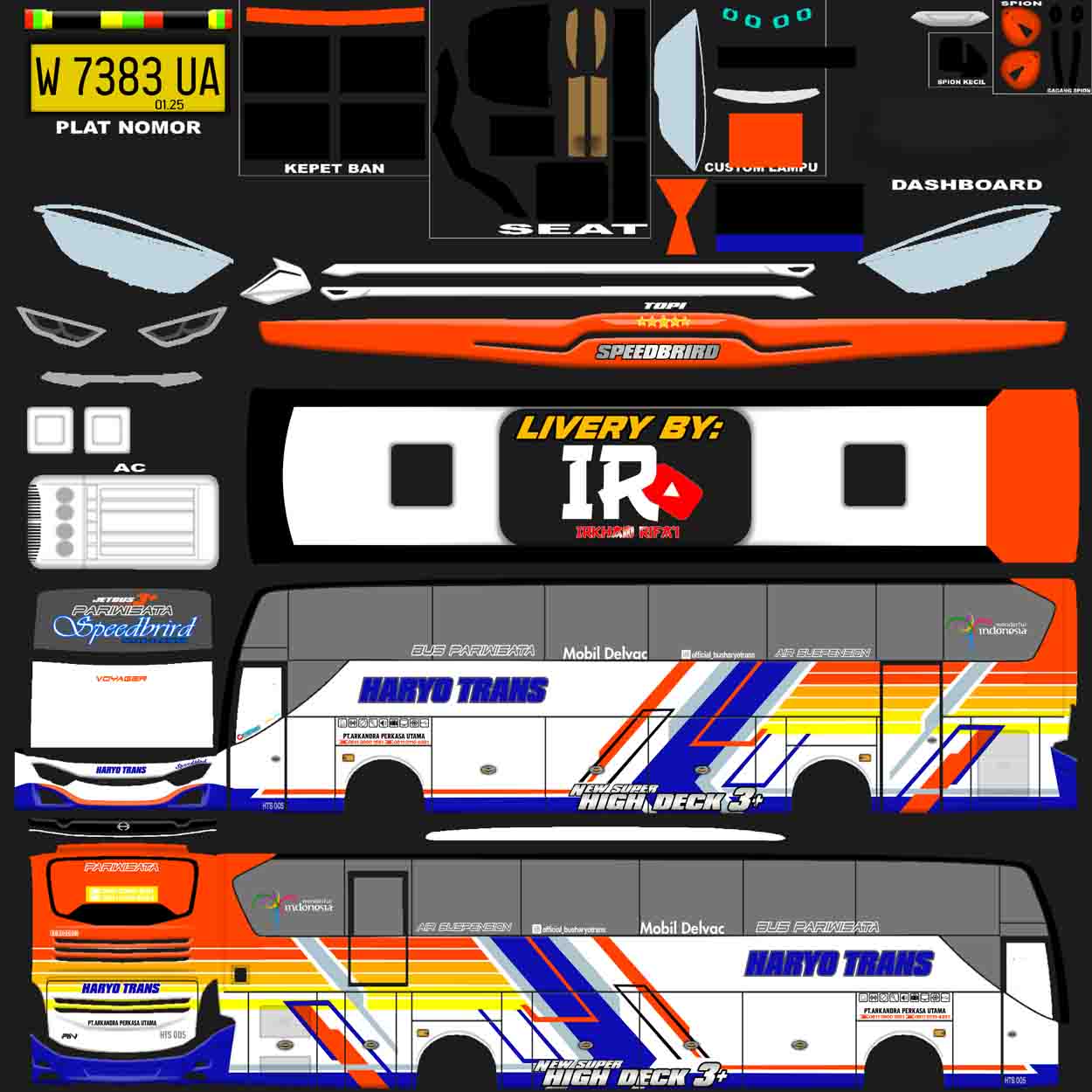 livery bus jkt48