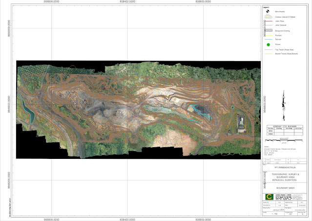 Contoh Produk Survey Topografi Drone