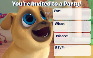 puppy dog pals free invitations