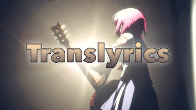 translyrics angel beats guitar singing stage anime