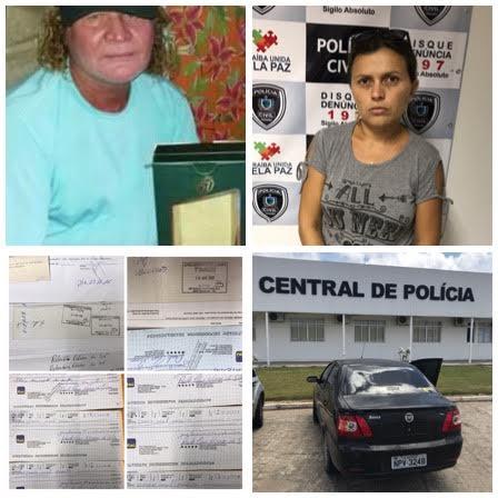 Dupla é presa acusada de aplicar golpes em venda de carros; eles agiam nos Estados da Paraíba e PE