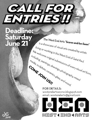 2 up Call for Entries poster.