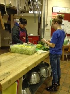 peeling cucumbers with JB