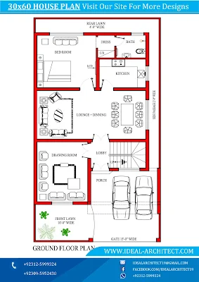 30x60 House Plan | 30x60 House Plans