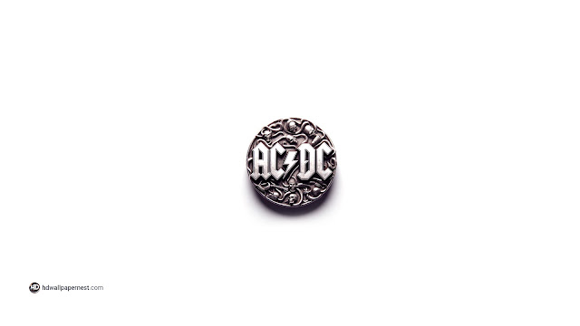 3D Metalic AC DC Band Logo 4K HD Wallpaper