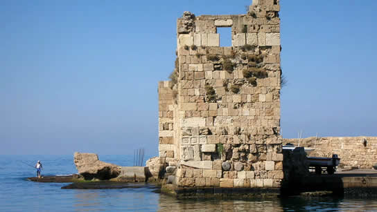 Another Bylos ruin in port