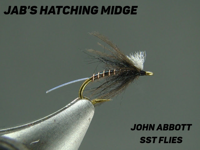 JABs Hatching Midge, Midge Emerger, Midge Patterns, Hends Holostrength, Hends Colored Wires, Putah Creek, Muskrat Dubbing, CDC, TMC Hooks