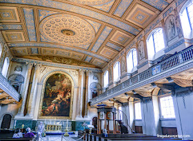 Capela do Royal Naval College, Greenwich, Londres