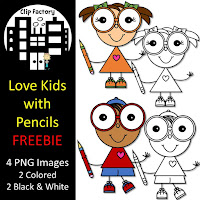  Free Love Kids with a Pencil