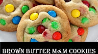 #Yummy #Cake #Brown #Butter #M&M #Cookies