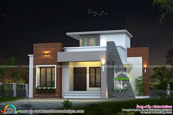  22 lakhs cost estimated house  plan  Maison simple de 