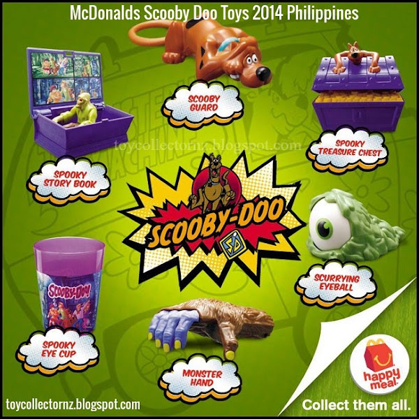 McDonalds Scooby-Doo Toys 2014 Philippines happy meal toy promotion