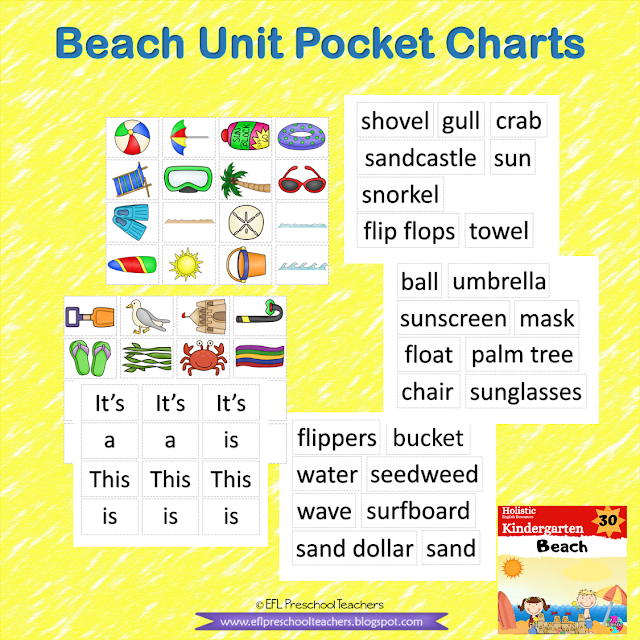 Beach Unit Pocket Chart