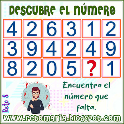 Cuadrado mágico, Desafíos matemáticos, Retos matemáticos, Problemas matemáticos, Retos mentales, Descubre el número, Busca el número, El número oculto