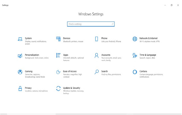 Windows 10 Settings