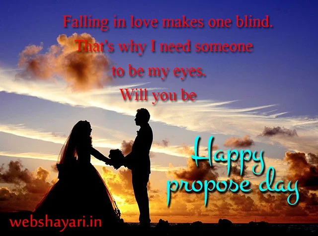 best propose shayari in english