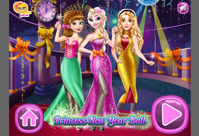 FIN DE AÑO PRINCESA | JUEGOS FRIV DE NIÑAS Y NIÑOS