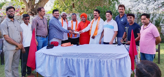Swami Adityavesh reached Jalore to invite the International Arya Mahasammelan
