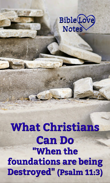 Dear Christians, we need to hold tightly to God's wisdom because the foundations are being shaken. This 1-minute devotion explains.