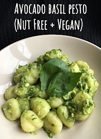 Vegan Avocado Pesto (Nut Free + Vegan)