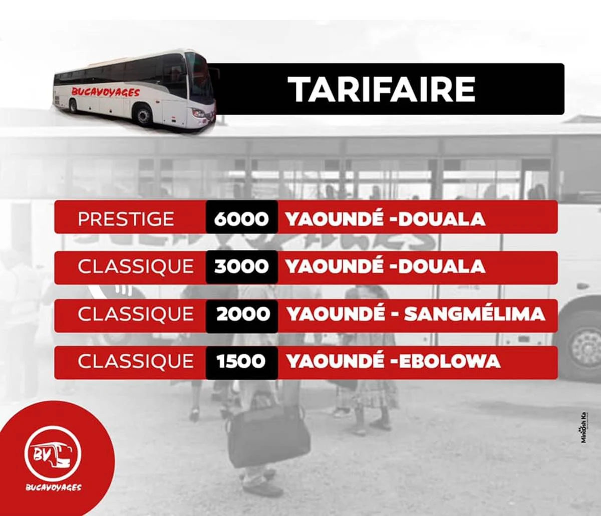 Tarif Buca Voyages Prestige VIP