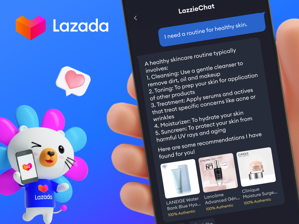 Powered by ChatGPT tech: Lazada launches LazzieChat