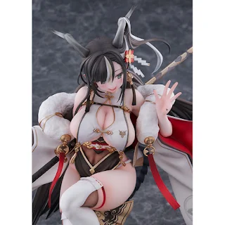 Figura Tatsu-chan 1/7 kimono negro Toridamono Knead Kureniru