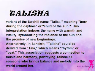 ▷ meaning of the name TALISHA